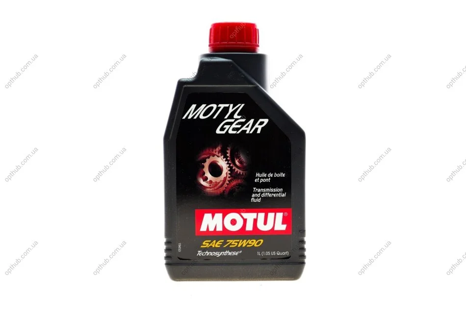 Масло 75W90 Motyl Gear (1L) (105783) (API GL-4/GL-5) (100093) (opt-om) MOTUL 317001 (фото 1)