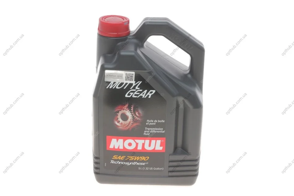 Олива 75W90 Motyl Gear (5L) (API GL-4/GL-5) (106467) (opt-om) MOTUL 317006 (фото 1)