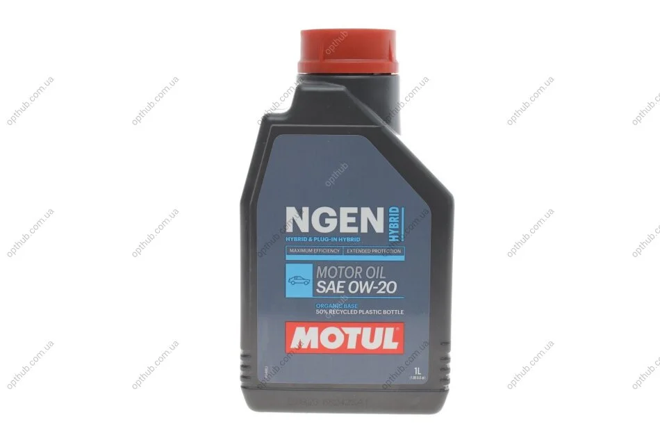 Олива 0W20 NGEN Hybrid (1L) (107141) API SP/ ILSAC GF-6b/ILSAC GF-6a (opt-om) MOTUL 333101 (фото 1)