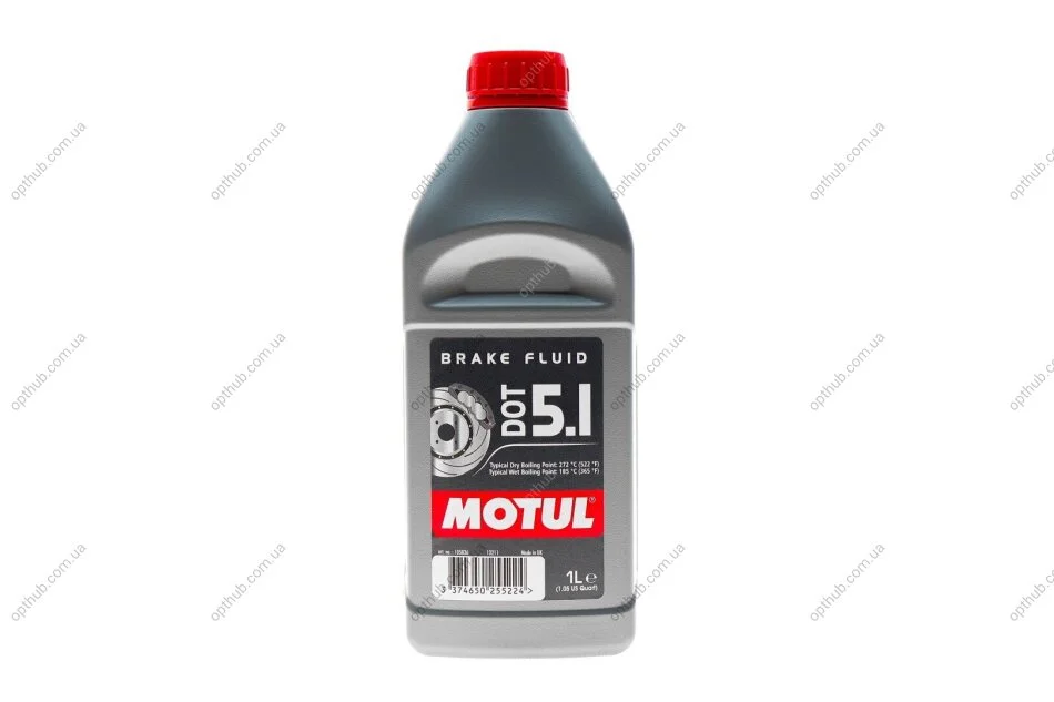 Рідина гальмівна DOT5.1 (1л) Гальмівна рідина (105836) (opt-om) MOTUL 807001 (фото 1)