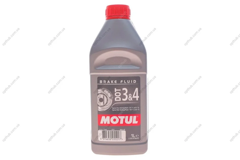 Рідина гальмівна DOT 3&4 (1L) (105835) (opt-om) MOTUL 807901 (фото 1)