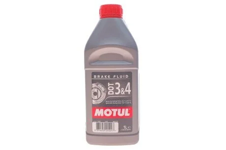 Рідина гальмівна DOT 3&4 (1L) (105835) (opt-om) MOTUL 807901