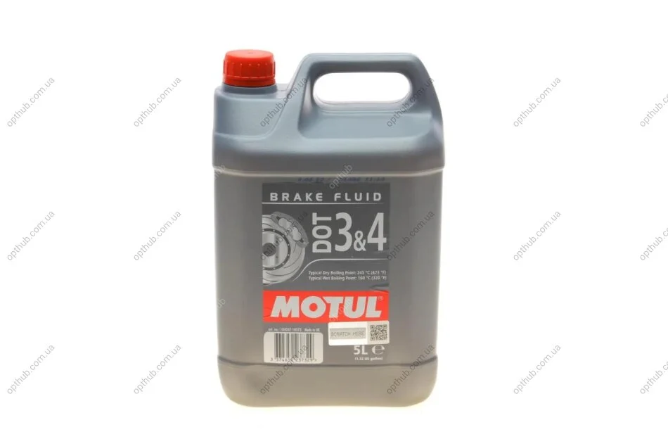 Ридина гальмивна DOT 3&4 (5L) (104247) (opt-om) MOTUL 807906 (фото 1)