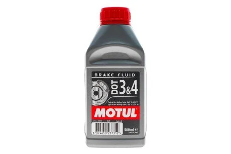 Рідина гальмівна DOT 3&4 (0,5L) (102718) (opt-om) MOTUL 807910