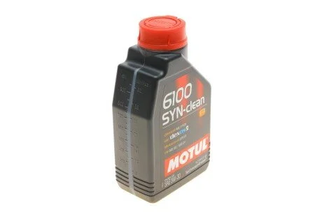 Масло 5W30 6100 SYN-clean (1л) (CHRYSLER MS-11106/GM dexos2TM/MB 229.51/VW 502 00/505 01) (opt-om) MOTUL 814211