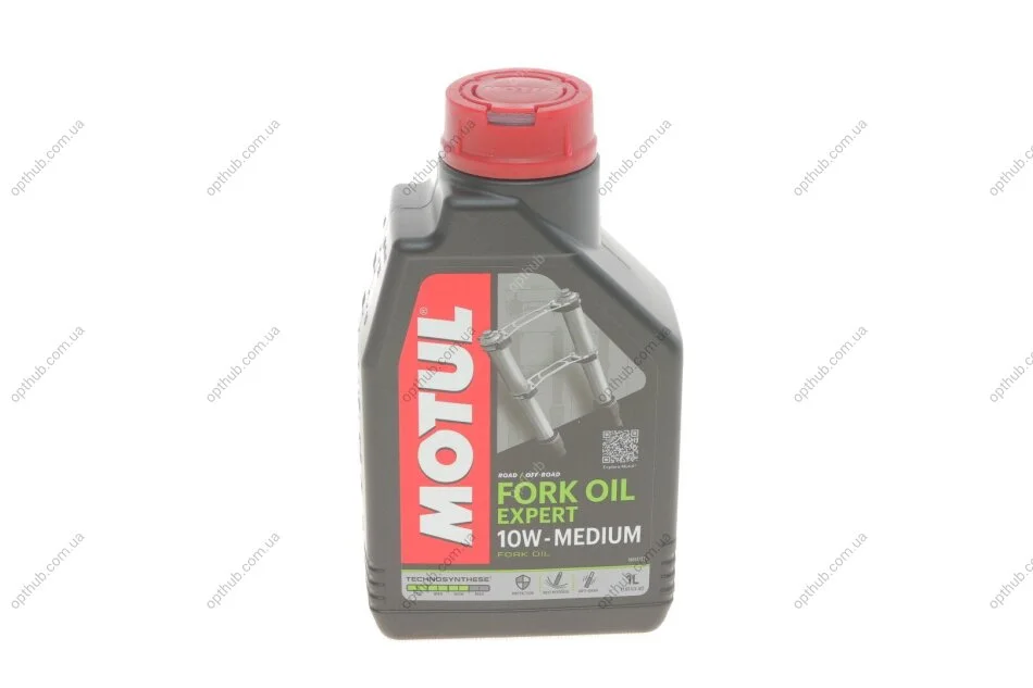 Олива 10W для мотовилок Fork Oil Expert Medium (1л) (opt-om) MOTUL 822201 (фото 1)