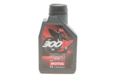 Олива 10W40 300V 4T Factory Line Road Racing (1L) (104118) (opt-om) MOTUL 836111