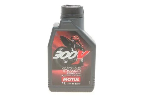 Олива 10W40 300V 4T Factory Line Road Racing (1L) (104118) (opt-om) MOTUL 836111