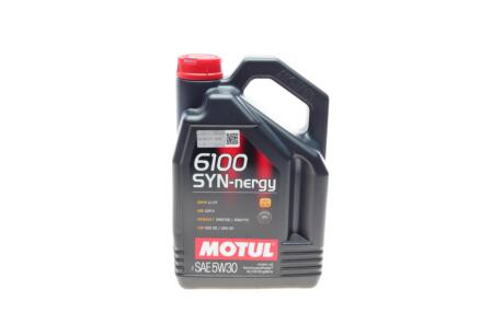 Масло 5W30 Syn-nergy 6100 (4L) (MB 229.5/Renault RN0710/RN0700/VW 502 00/505 00) (107972) (opt-om) MOTUL 838350