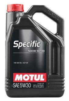 Олива 5W30 Specific (5L) (VW 504.00/507.00) (106375/101476) (opt-om) MOTUL 838751