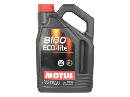 Масло 0W20 ECO-lite SAE 8100 (4L) GM dexos1 GEN3(108535) (opt-om) MOTUL 841154
