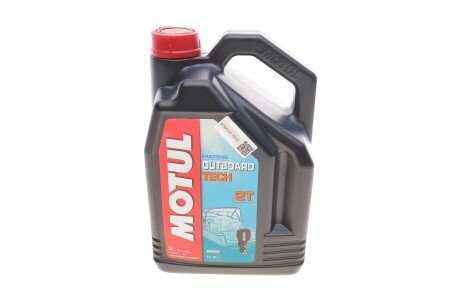 Олива Outboard Tech 2T (5L) (101728) (opt-om) MOTUL 851751