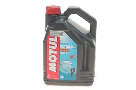 Олива 10W40 Outboard Tech 4T (5L)106354 (opt-om) MOTUL 852251