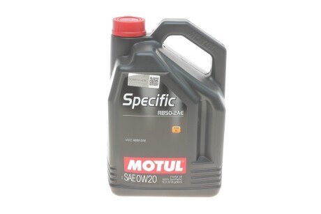Олива 0W20 Specific RBS0-2AE (5л) (opt-om) MOTUL 867451