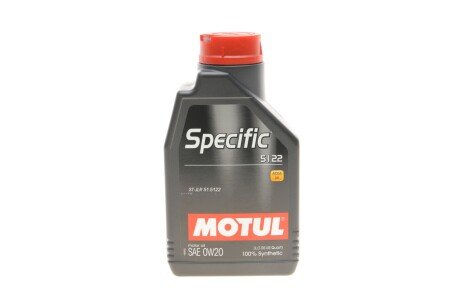 Олива 0W20 Specific 5122 (1L) (Jaguar/Land Rover-STJLR.51.5122) (opt-om) MOTUL 867601