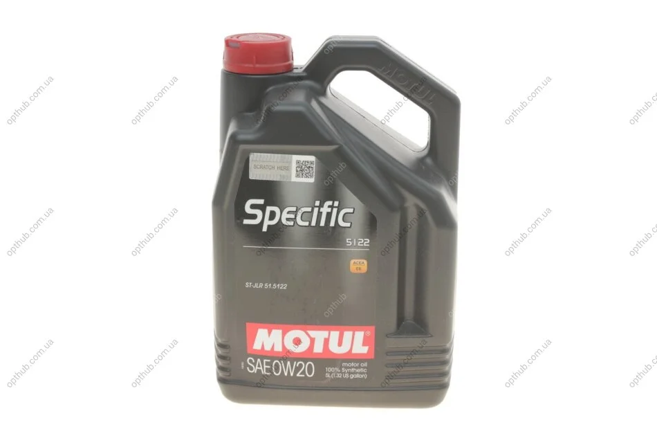 Олива 0W20 Specific 5122 (5L) (Jaguar/Land Rover-STJLR.51.5122) (opt-om) MOTUL 867606 (фото 1)