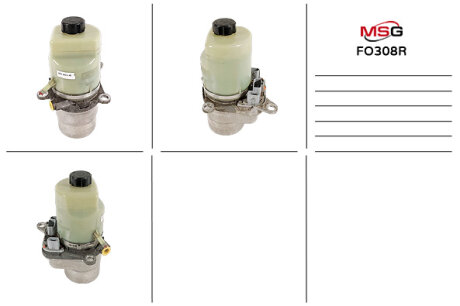 Насос з ГУР MSG FO308R