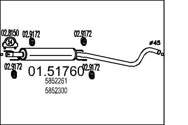 Резонатор MTS 01.51760 (фото 1)