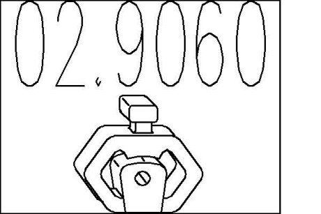 Гумовий елемент кріплення MTS 02.9060