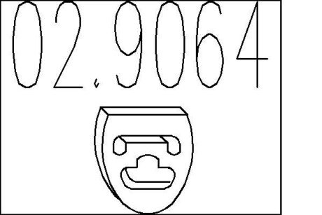 Гумовий елемент кріплення MTS 02.9064