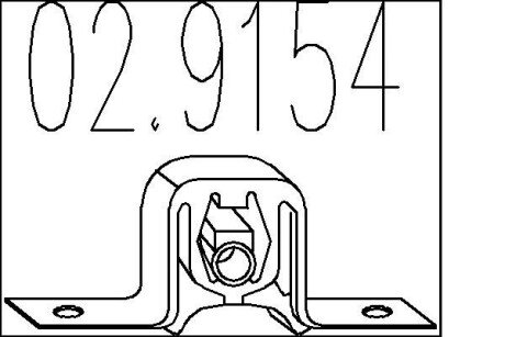 Гумовий елемент кріплення MTS 02.9154