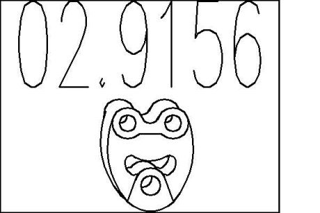 Гумовий елемент кріплення MTS 02.9156