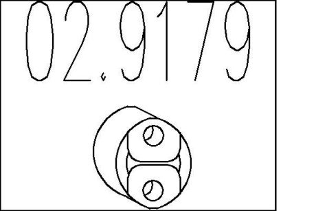 Гумовий елемент кріплення MTS 02.9179