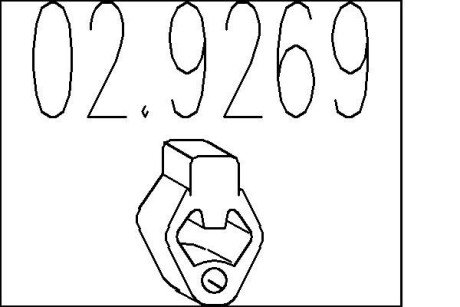 Гумовий елемент кріплення MTS 02.9269