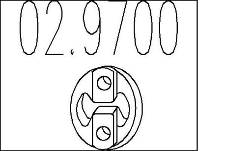 Гумовий елемент кріплення MTS 02.9700