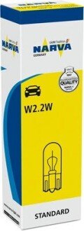 Автолампа W2W 12V 2W W2.1x9.5d Standard (без цоколя) (opt-om) NARVA 170593000