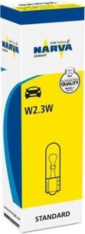 Автолампа W2.3W 12V 2.3W W2х4.6d (без цоколя)) (opt-om) NARVA 170733000