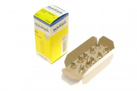 Автолампа C3W 12V 3W SV7 Standard (8x28mm) (opt-om) NARVA 170943000