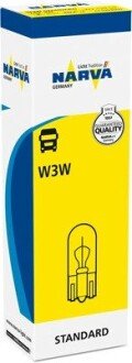 Автолампа W3W 24V 3W W2.1x9.5d Standard (без цоколя) (opt-om) NARVA 171093000
