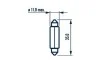 Автолампа C5W 12V 5W SV8.5 (11x35mm) (opt-om) NARVA 171253000 (фото 2)