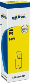 Автолампа T4W 24V 4W BA9s Standard (opt-om) NARVA 171413000