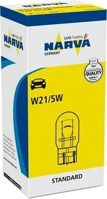 Автолампа W21/5W 12V 21/5W W3x16q Standard (без цоколя)) (opt-om) NARVA 179193000 (фото 1)