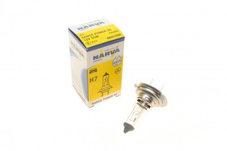 Автолампа H7 12V 55W PX26d Range Power 90 UA63 NARVA 480473000