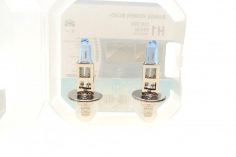 Автолампа H1 12V 55W P14.5s Range Power Blue + (3700K) (к-кт 2шт).) UA63 NARVA 486302100