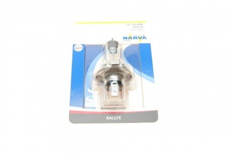 Автолампа H4 12V 100/90W P43t Rallye (блистер/ 1шт) (opt-om) NARVA 489014000