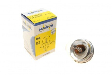 Автолампа R2 12V 45/40W P45t Standard (opt-om) NARVA 492113000