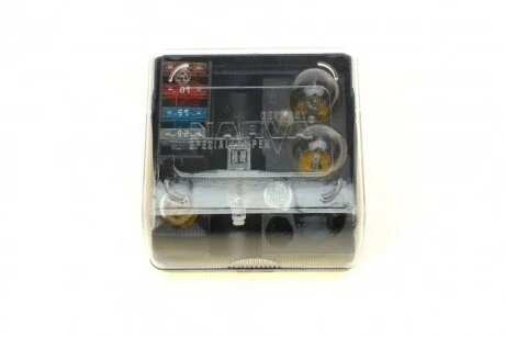 Комплект лампочок H1 12V (P21/4W,P21W,R5W,C5W T4W + 4 запобижника) UA63 NARVA 983043000