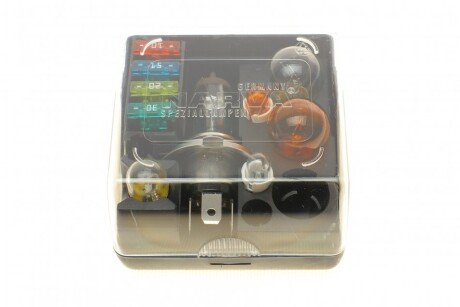 Комплект лампочок H4 12V (P21/5W,P21W,R5W,WY5W. T4W + 4 запобижника) UA63 NARVA 984083010