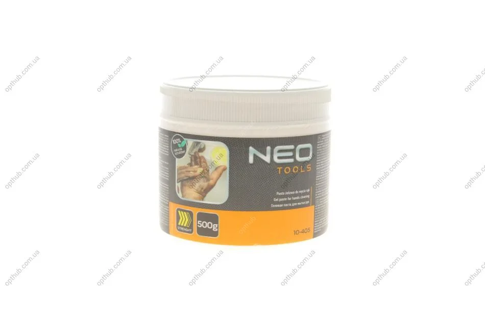 Паста гелева для миття рук, жовта 500гр Neo-tools 10-405 (фото 1)