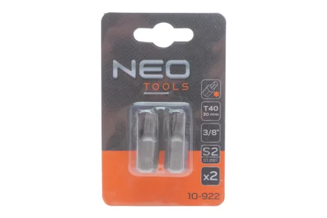 Насадки Torx T40 x 30 мм, S2 x 2 шт. Neo-tools 10-922