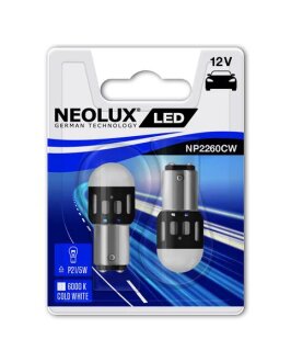 Автолампа світлодіодна P21/5W LED 12V 1.2W 6000K BAY15D / LED RETROFITS / ХОЛОДНЫЙ БЕЛЫЙ / 2 ШТ. -ua NEOLUX NP2260CW-02B