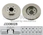 Диск тормозной передний SUZUKI SWIFT 05-. SPLASH 08-. OPEL AGILA 08- NIPPARTS J3306028 (фото 1)