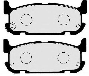 Колодки гальмівні дискові ЗАДН MAZDA MX-5 II 1998 - 2005 -ua NIPPARTS J3613015