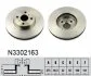 Диск гальмівний TOYOTA YARIS 1.0I 12V 06.01- -ua NIPPARTS N3302163 (фото 1)