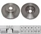 Диск тормозной передний SUBARU TRIBECA 3.6 24V 08-,B9 TRIBECA 3.0 24V 05-08 D=316MM NIPPARTS N3307018 (фото 1)