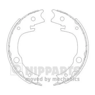 Тормозные колодки NIPPARTS N3502086